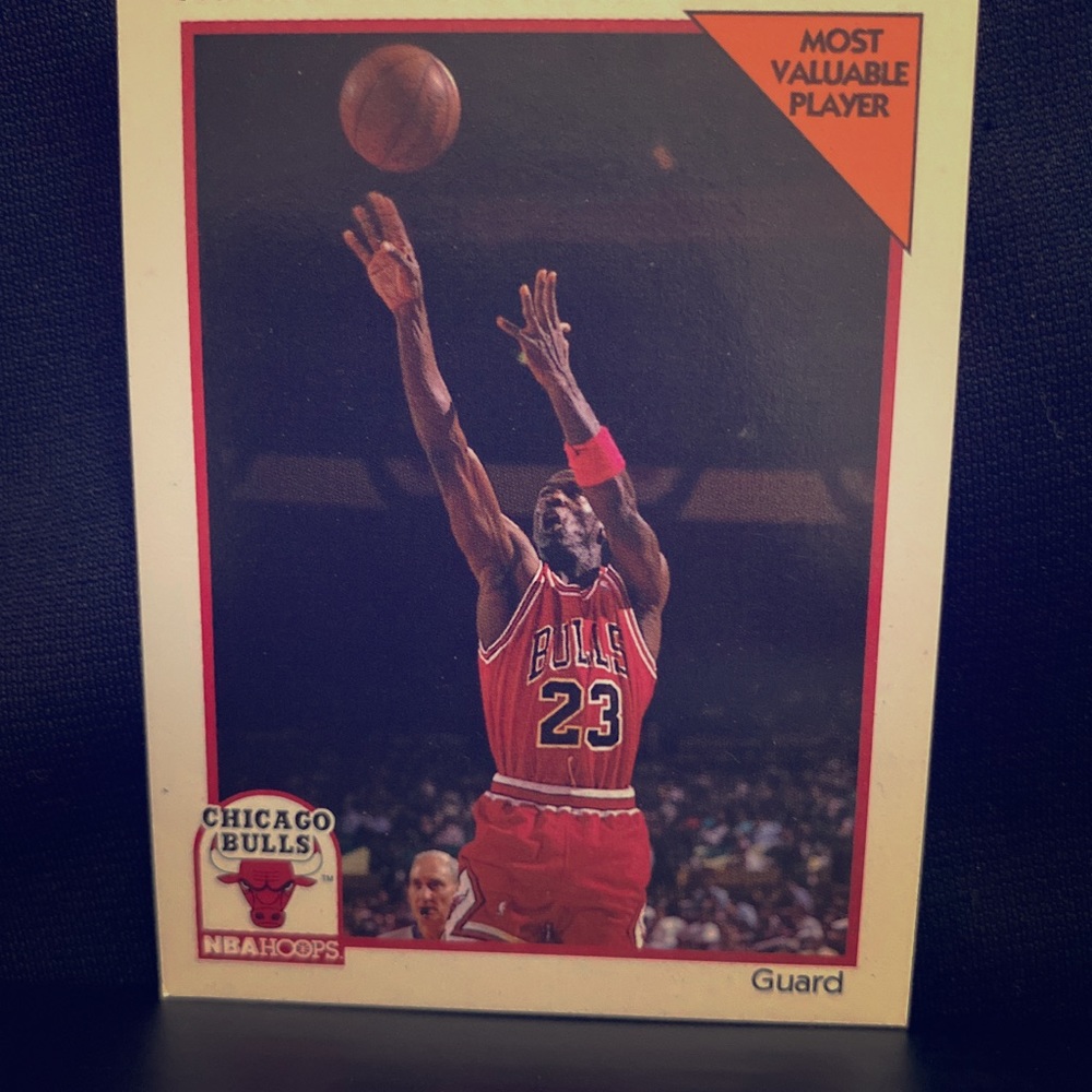Michael Jordan MVP NBA trading card - 1991